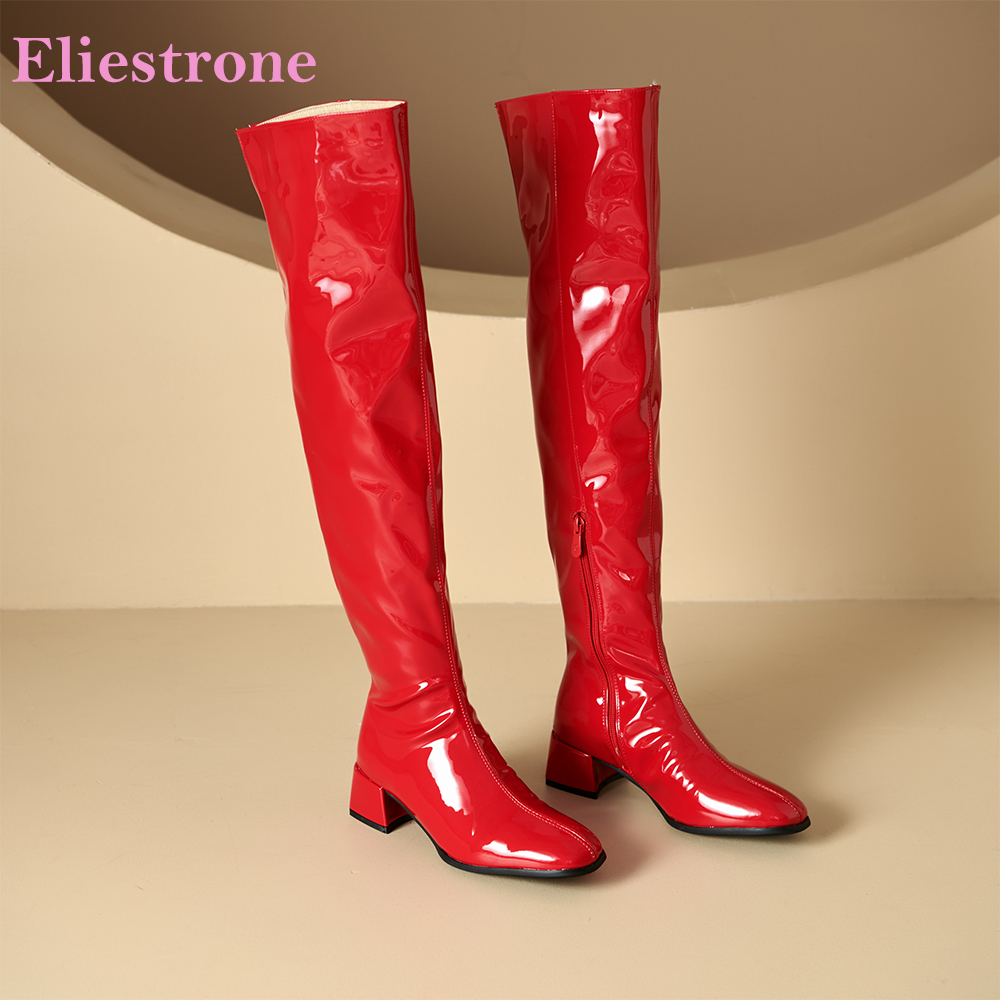 Riding Boot Short - 2025 New Winter Glamour Red Gold