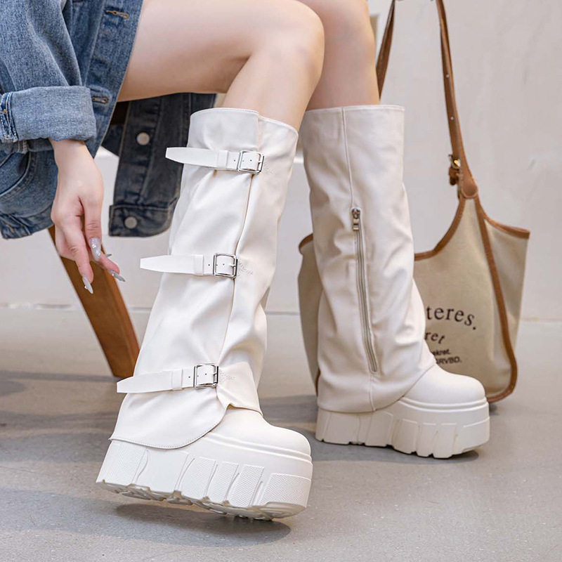 14cm Heel Knee High Boots Plat – Riding Boot Short recenzja i cena