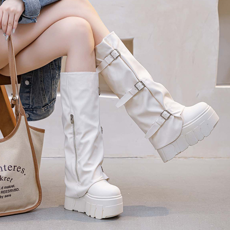 14cm Heel Knee High Boots Plat – Riding Boot Short recenzja i cena