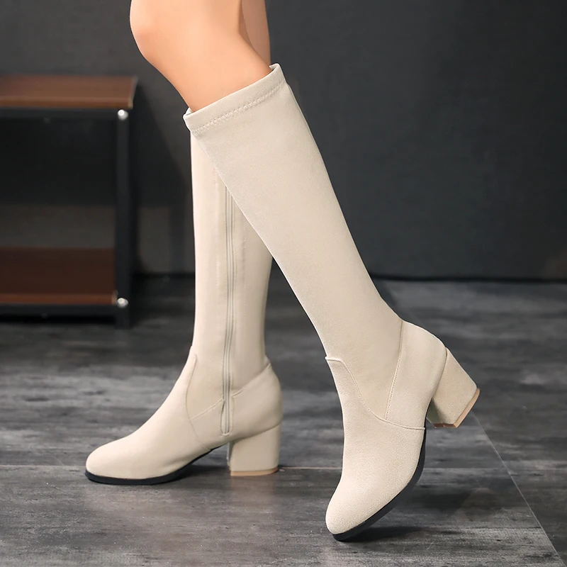 Winter Women Knee High Boots A – Riding Boot Short recenzja i cena