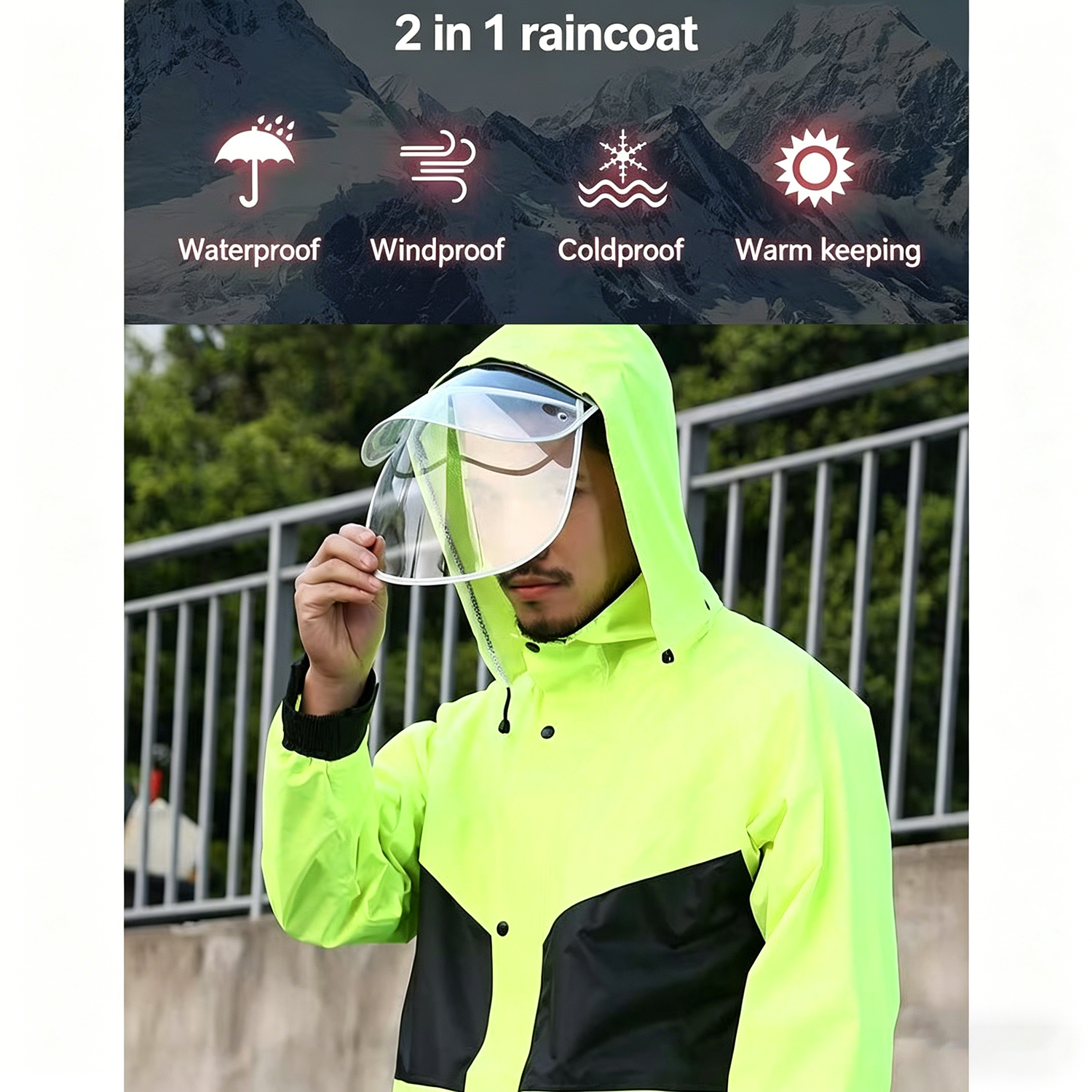 Motorcycle Raincoat Suits Men  – Motorcycle Gear Jacket recenzja i cena