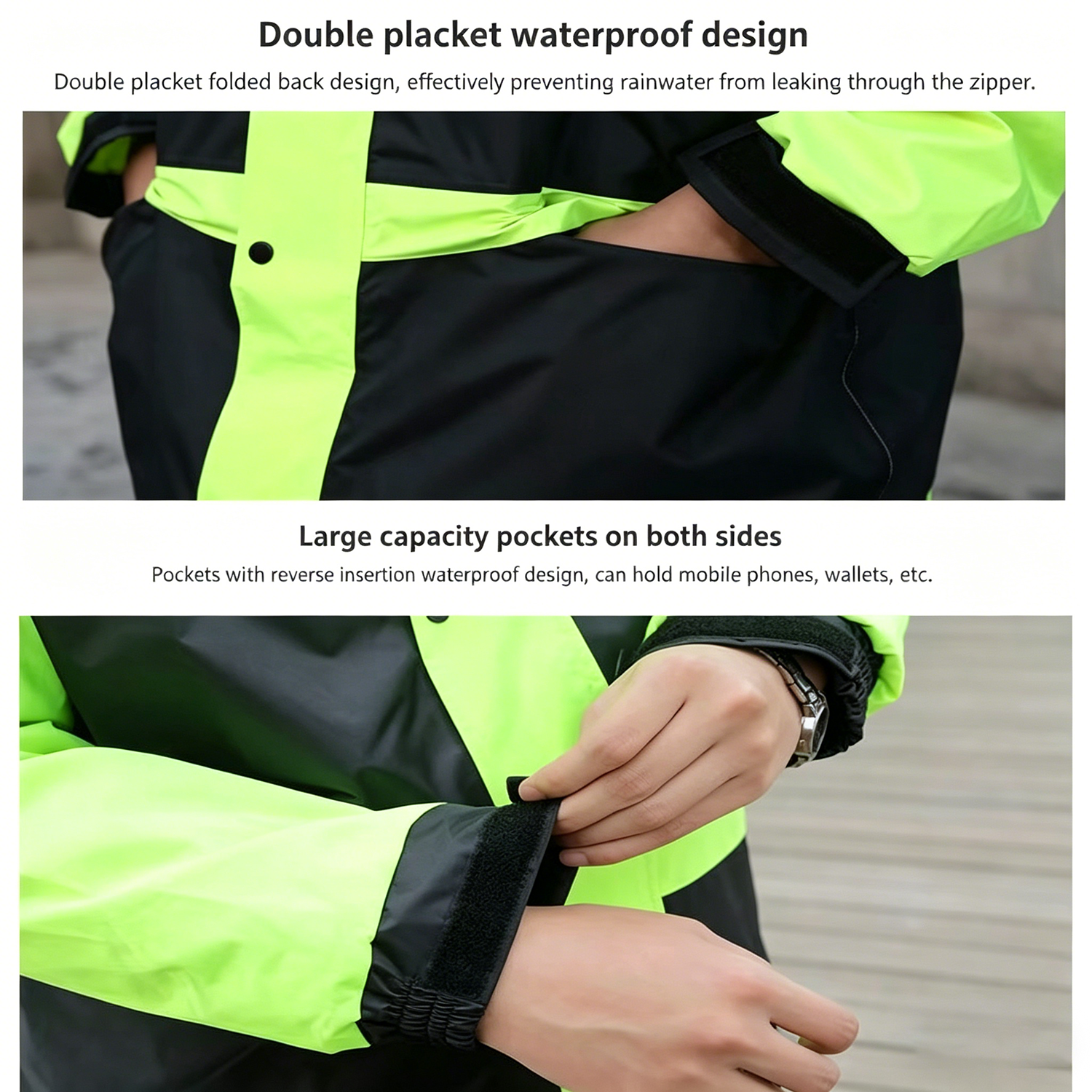 Motorcycle Raincoat Suits Men  – Motorcycle Gear Jacket recenzja i cena