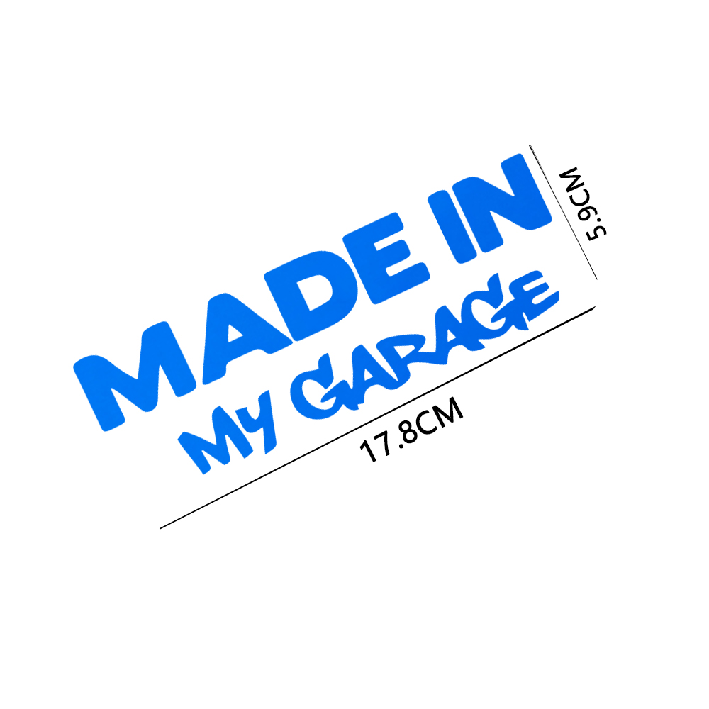 17.8*5.9CM MADE IN MY GARAGE F – Motorcycle Gear Equipment recenzja i cena