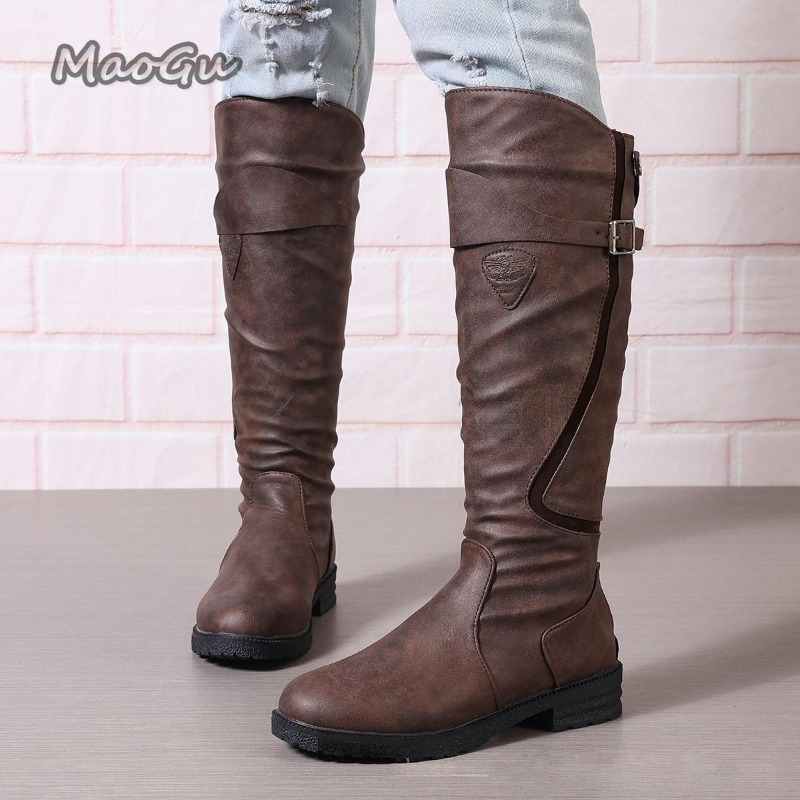 Spring Autumn Women's Round To – Riding Boot Short recenzja i cena