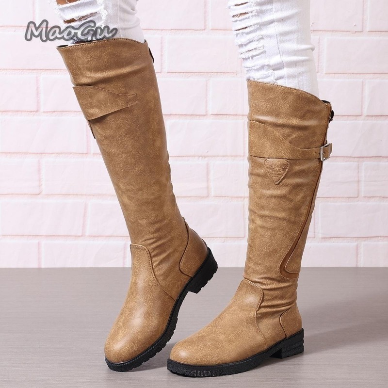 Spring Autumn Women's Round To – Riding Boot Short recenzja i cena
