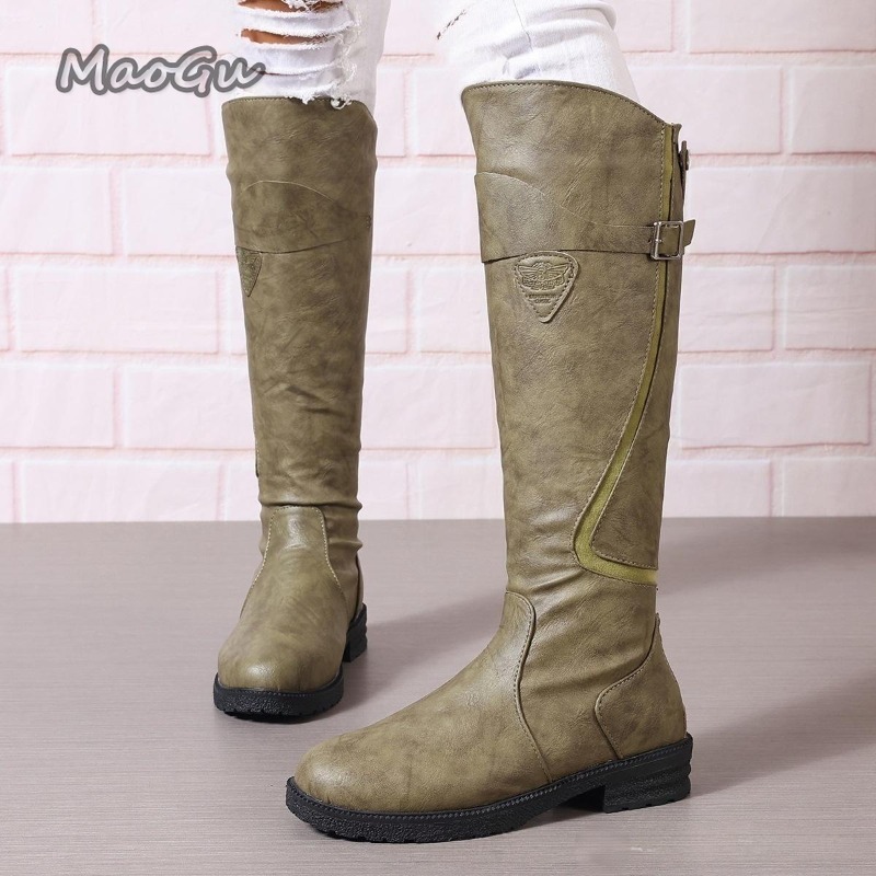 Spring Autumn Women's Round To – Riding Boot Short recenzja i cena