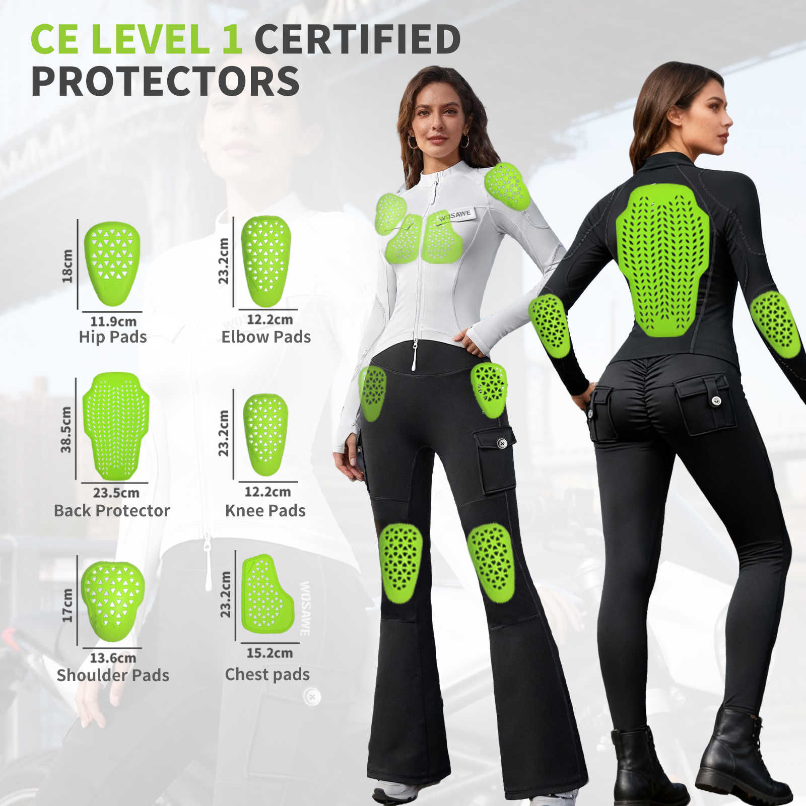 WOSAWE Motorcycle Jacket Inser – Motorcycle Gear Jacket recenzja i cena