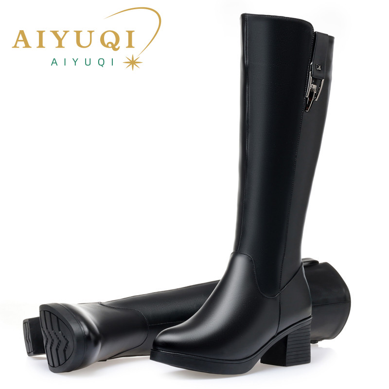 AIYUQI Winter Women Long Boots – Riding Boot Short recenzja i cena