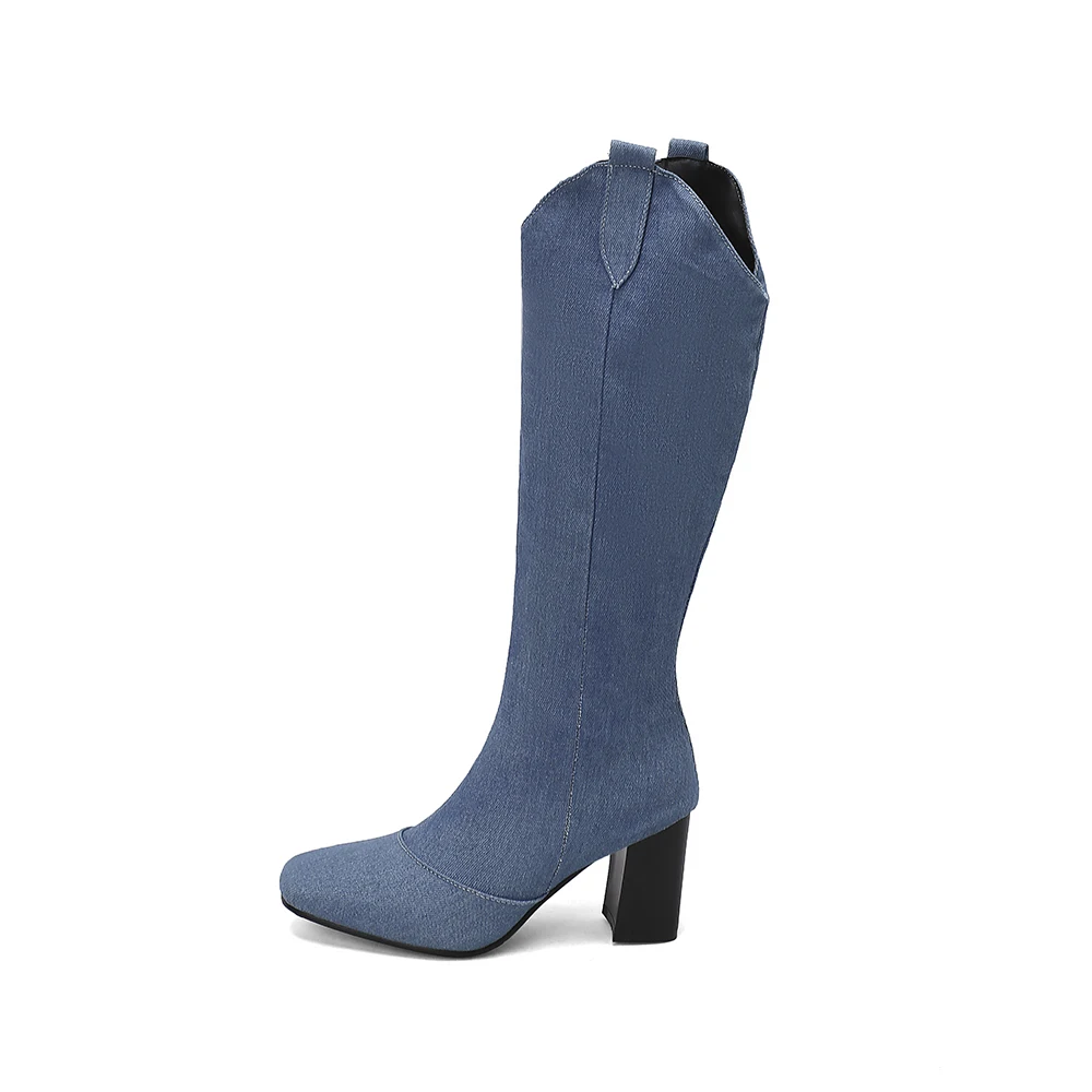 New Winter Black Blue Women Kn – Riding Boot Short recenzja i cena