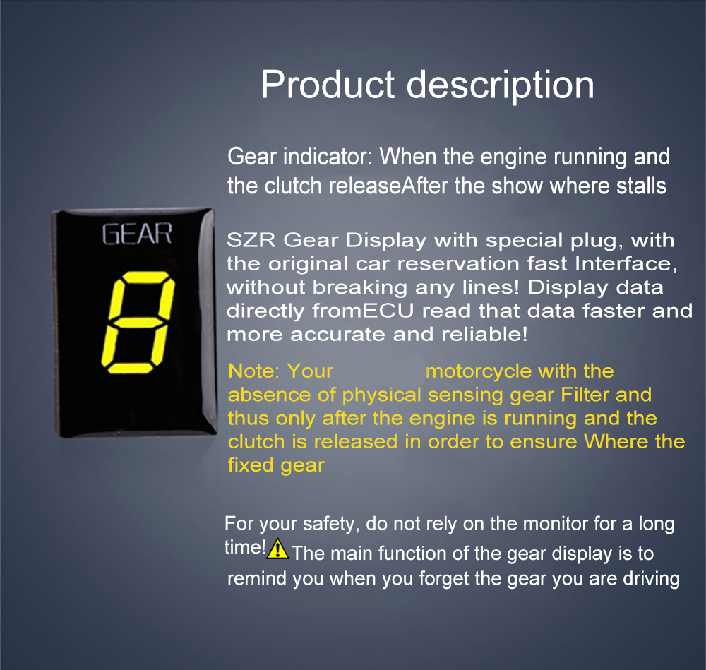 Motorcycle Gear Indicator For  – Motorcycle Gear Indicator recenzja i cena