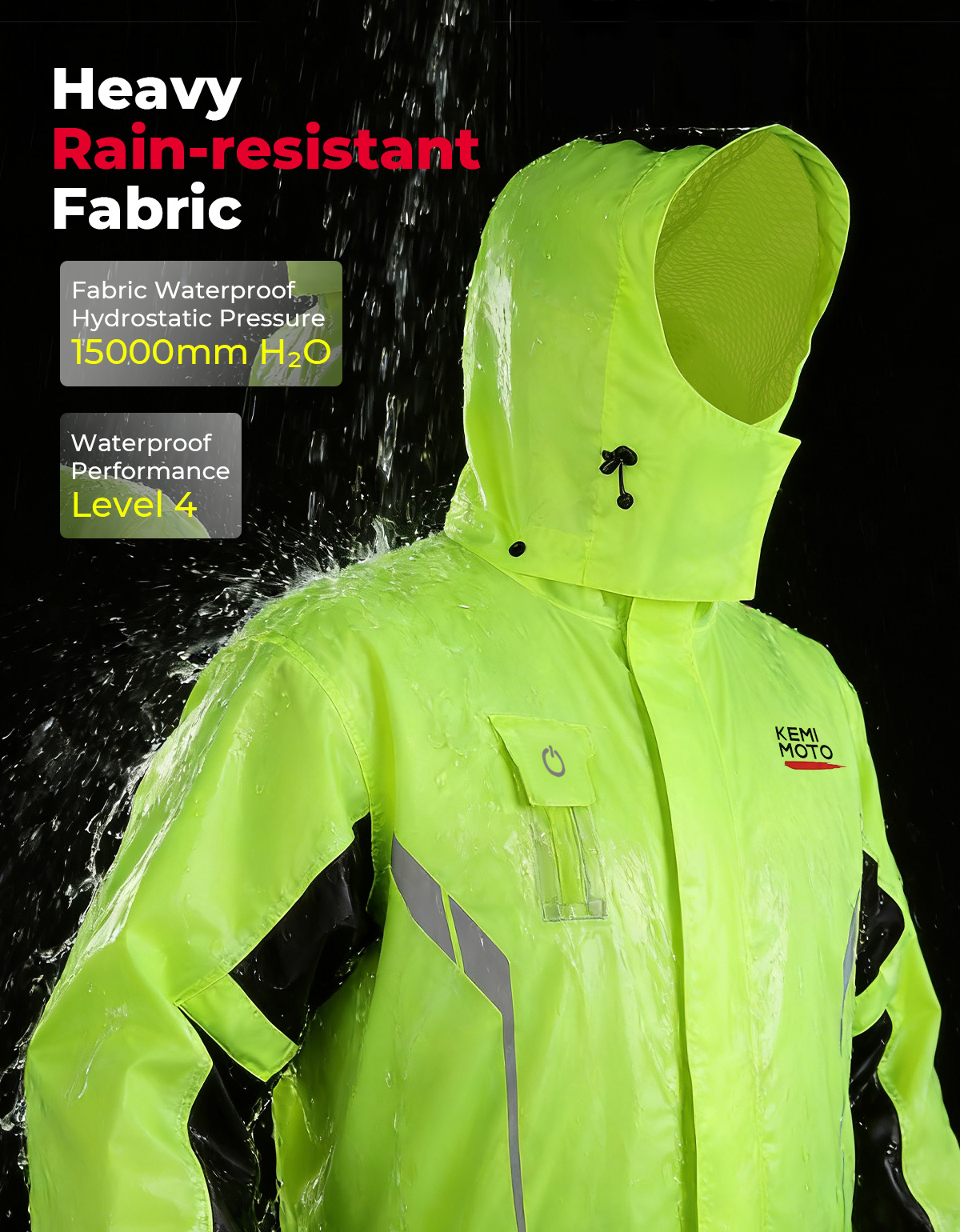 KEMIMOTO Unisex Waterproof Rai – Motorcycle Gear Jacket recenzja i cena