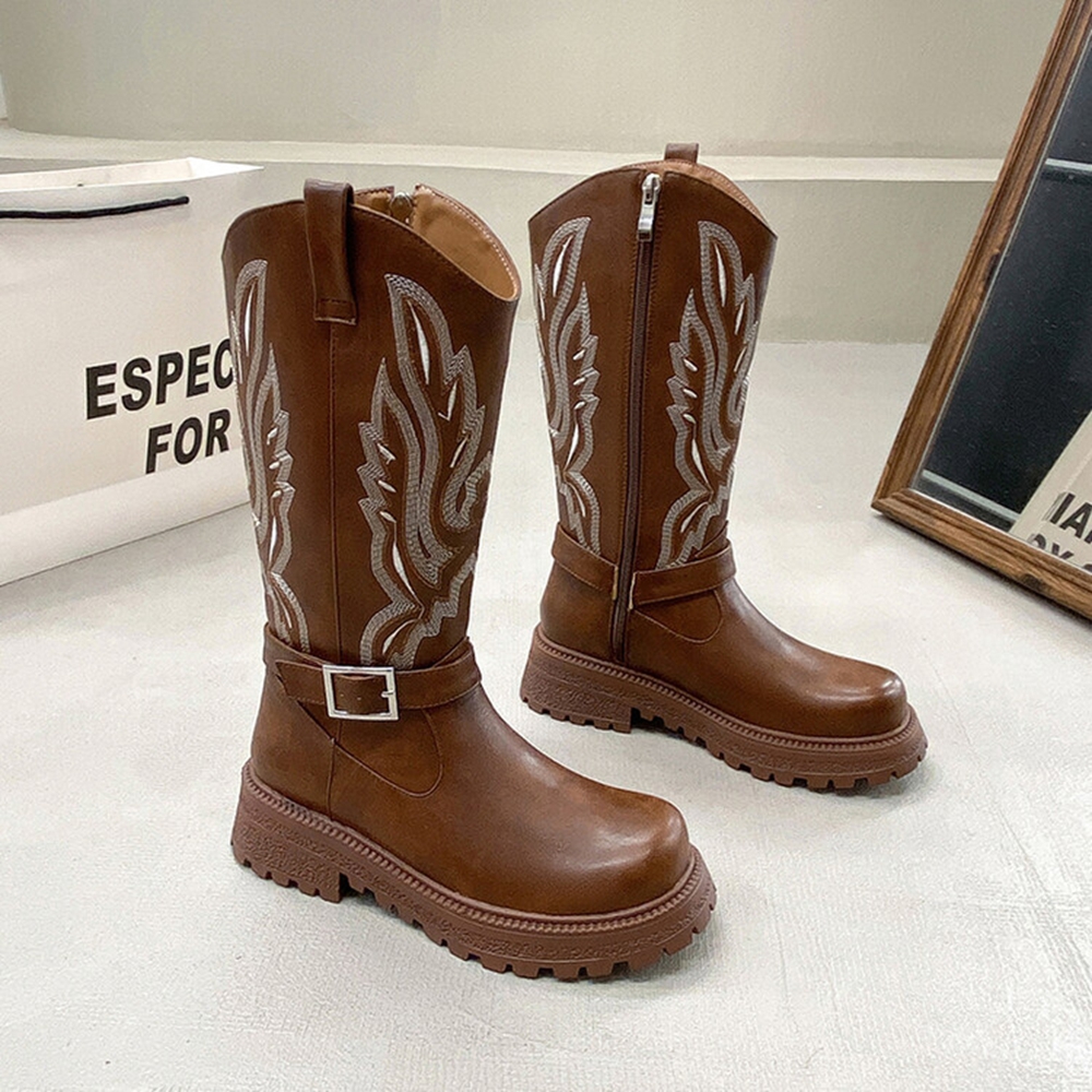 Women Knee High Boots Thick He – Riding Boot Short recenzja i cena