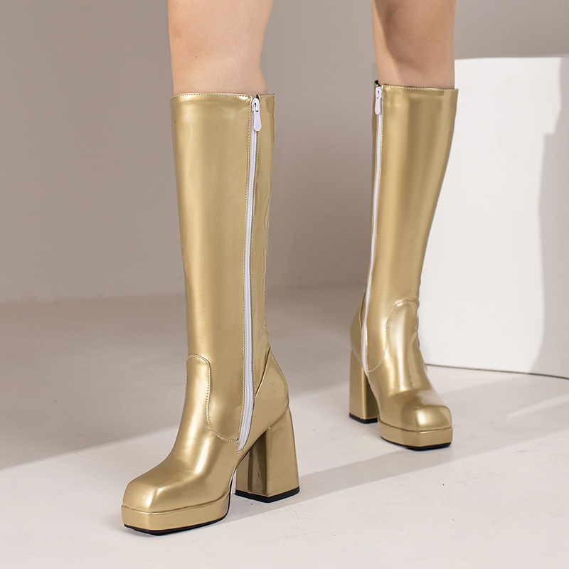 Green Winter Women Platform Kn – Riding Boot Short recenzja i cena