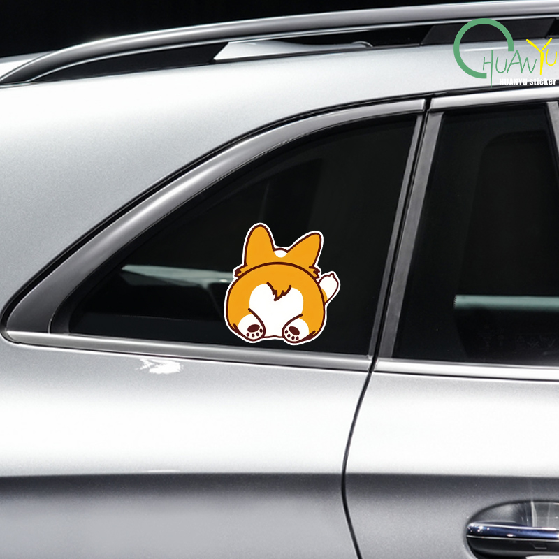 Car Cartoon Car Sticker Corgi  – Motorcycle Gear Equipment recenzja i cena