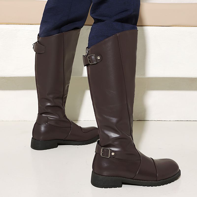 SIMLOVEYO 2025 Casual Men's Kn – Riding Boot Short recenzja i cena