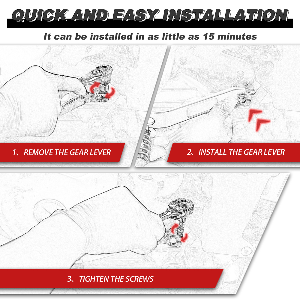 CNC Aluminum Shift lever Motor – Motorcycle Gear Pedal recenzja i cena