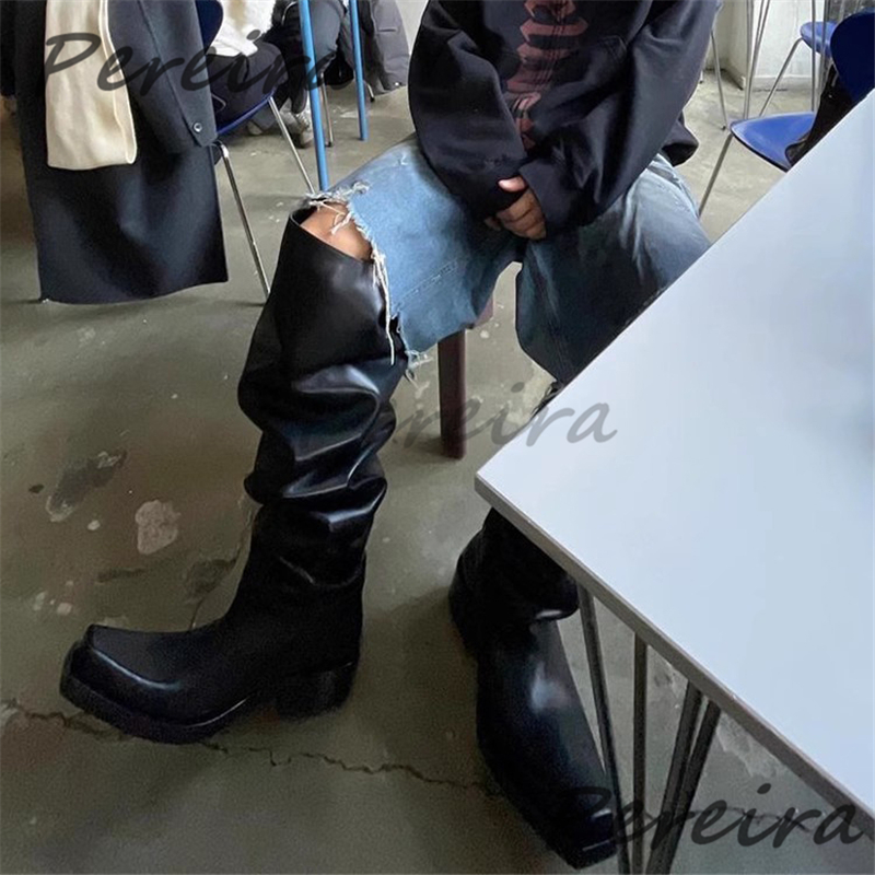 Thick Soled Over The Knee Boot – Riding Boot Short recenzja i cena