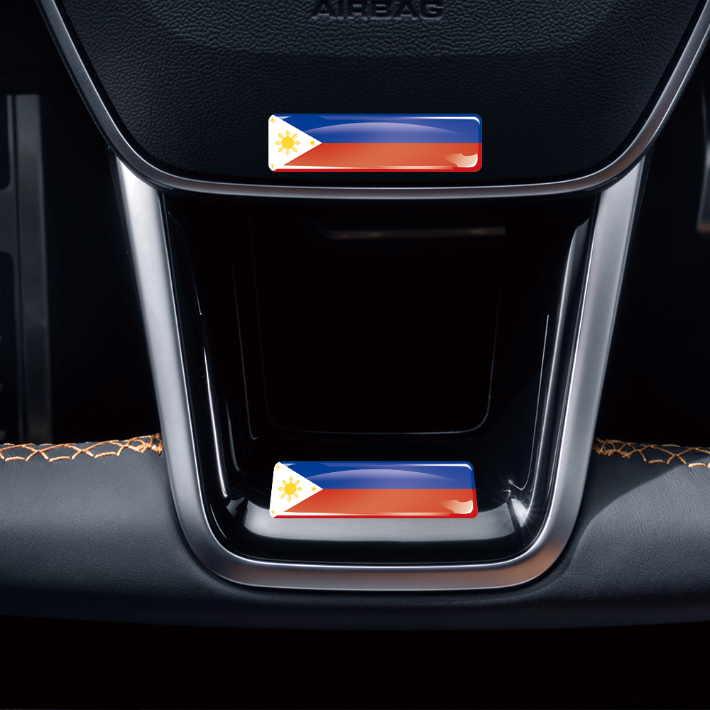 Philippines Flag 3D Epoxy Resi – Motorcycle Gear Philippines recenzja i cena