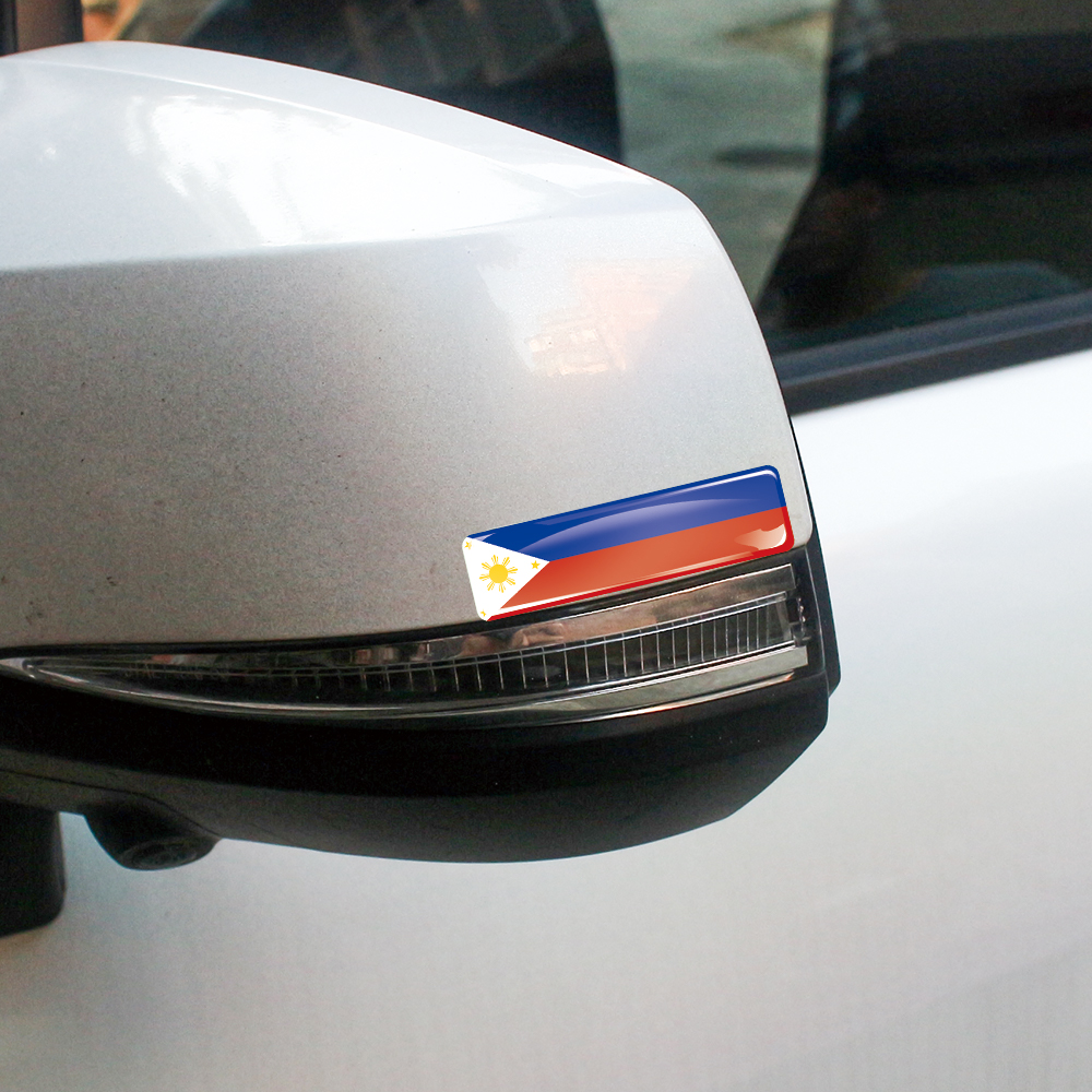 Philippines Flag 3D Epoxy Resi – Motorcycle Gear Philippines recenzja i cena