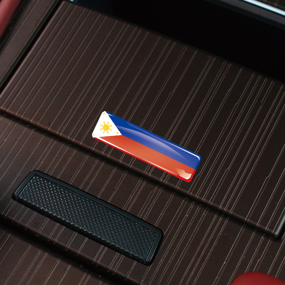 Philippines Flag 3D Epoxy Resi – Motorcycle Gear Philippines recenzja i cena